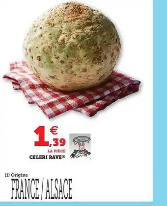 Super U Céleri Rave offre
