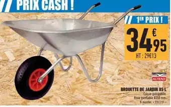 Brico Cash Brouette de Jardin 85L offre