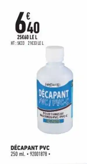Brico Cash Décapant PVC offre