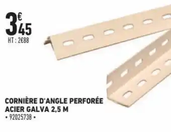 Cornière d'Angle Perforée