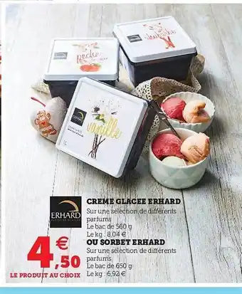 Crème Glacée Erhard Ou Sorbet Erhard