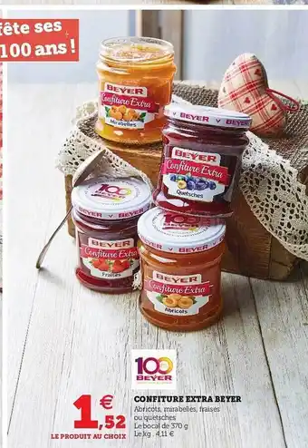 U Express Confiture Extra Beyer offre