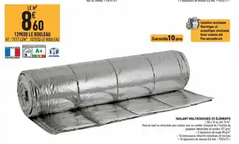 Brico Cash Isolant Multicouches 25 éléments offre