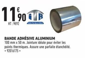 Brico Cash Bande Adhésive Aluminium offre