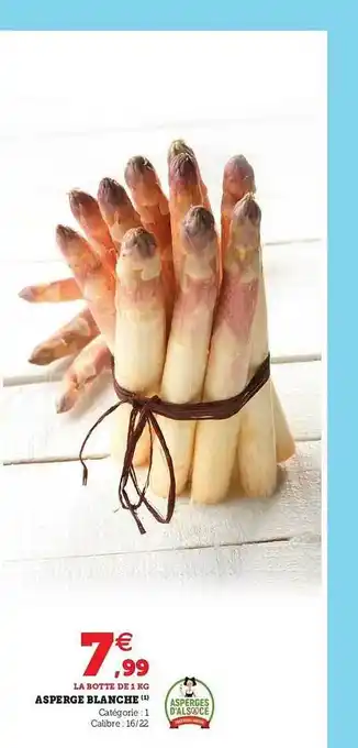 U Express Asperge Blanche offre