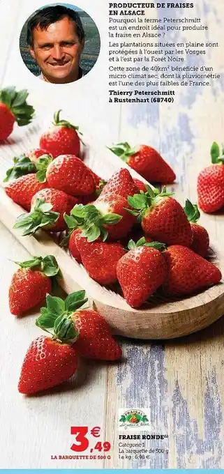 U Express Fraise Ronde offre