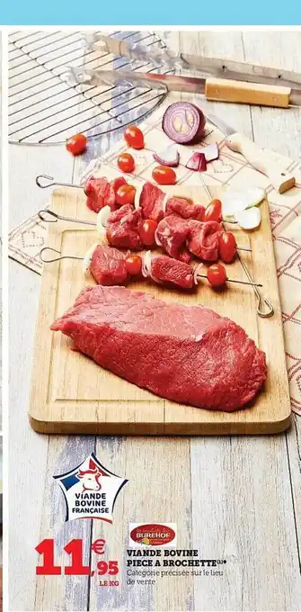 U Express Viande Bovine Pièce à Brochette offre