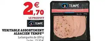 U Express Véritable Assortiment Alsacien Tempé offre