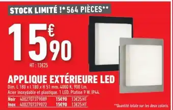 Brico Cash Applique Extérieure Led offre