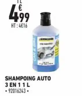 Brico Cash Shampoing Auto 3 en 1 1 L offre