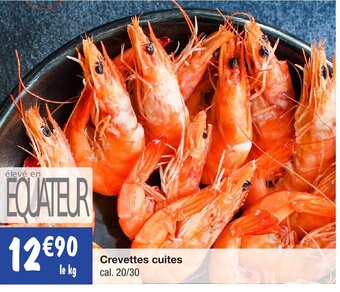 Migros Crevettes cuites offre
