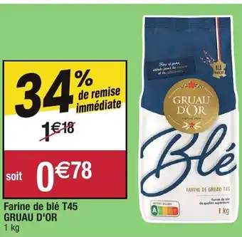 Migros Farine de blé T45 Gruau d'Or offre
