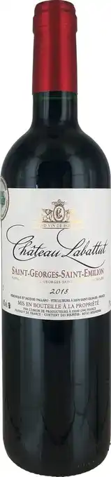 Match Château labattut saint-georges-saint-émilion aop offre