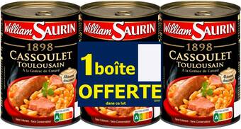 Match William saurin cassoulet toulousain offre