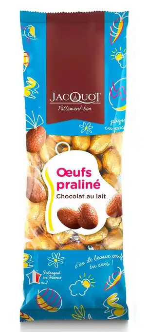 Match Jacquot oeufs praliné sous alu offre