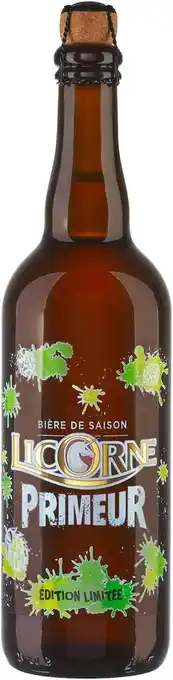 Match Licorne primeur bière de saison offre