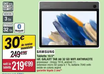 Migros Tablette 10.5" offre