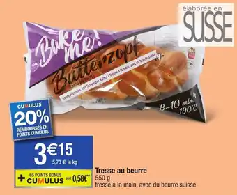 Tresse au beurre