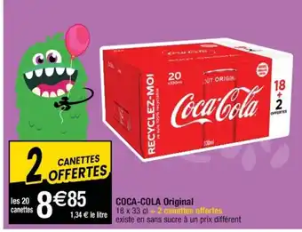 Cora x Carrefour Coca-Cola Original offre