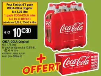 Cora x Carrefour Coca-Cola Original offre