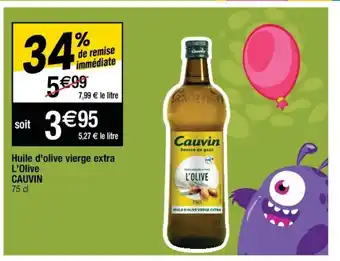 Cora x Carrefour Huile d'Olive Vierge Extra l'Olive offre