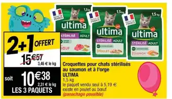 Cora x Carrefour Croquettes Pour Chats Stérilisés offre