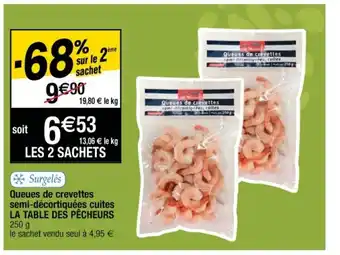 Cora x Carrefour Queues de Crevettes offre