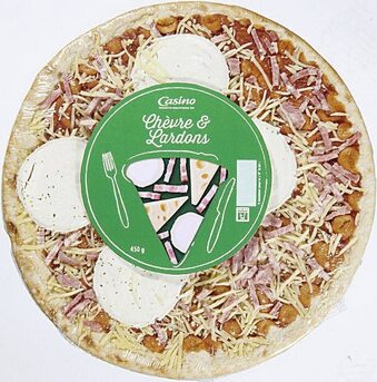 Casino Supermarchés Pizza Chèvre & Lardons offre