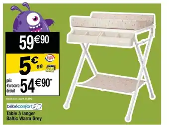 Cora x Carrefour Table à Langer offre