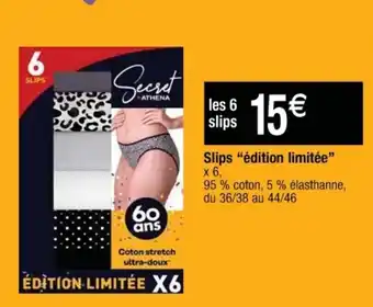 Cora x Carrefour Slips édition Limitée offre