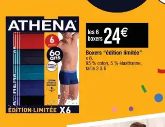 Cora x Carrefour Boxers édition Limitée offre