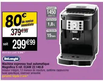 Cora x Carrefour Machine Expresso Tout Automatique offre