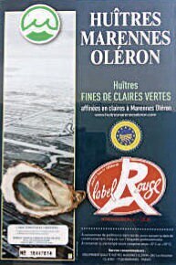Huîtres fines de claires Marennes Oléron n°3