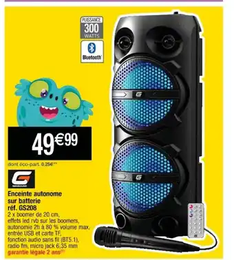 Cora x Carrefour Enceinte Autonome offre