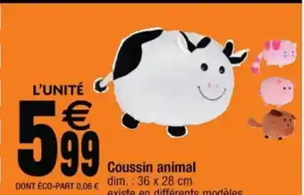 Coussin Animal