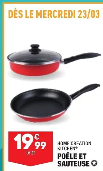 ALDI Poêle Et Sauteuse offre