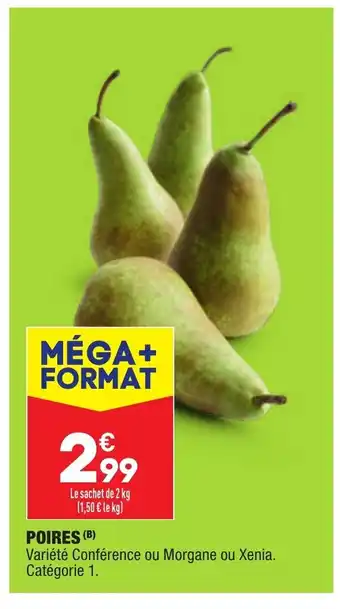 ALDI Poires offre