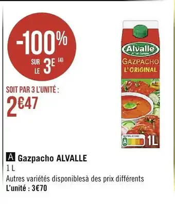 Spar Gazpacho Alvalle offre