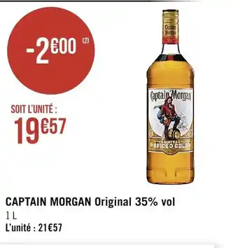 Spar Captain Morgan Original offre