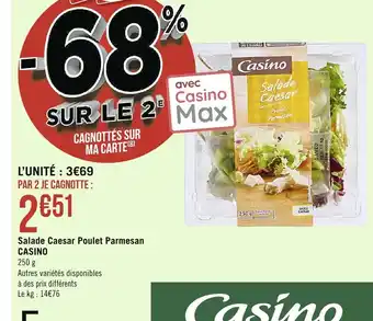 Spar Salade Caesar Poulet Parmesan offre
