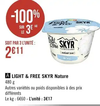 Light & d=free skyr nature