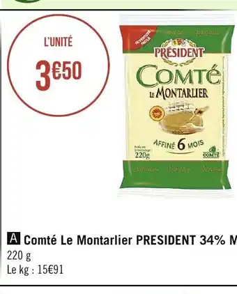 Spar Comté le montarlier president offre