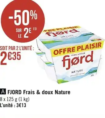 Spar Fjord frais & doux nature offre