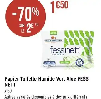 Spar Papier toilette huminde vert aloe offre