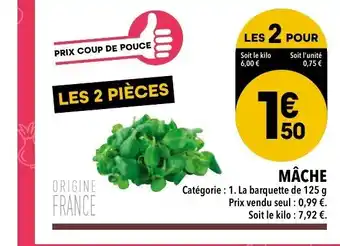Supeco Mâche offre