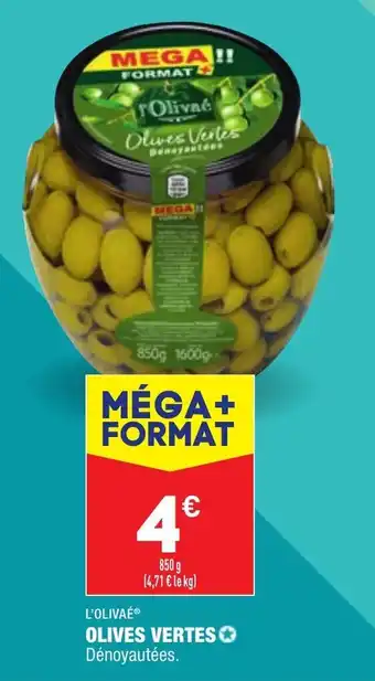 ALDI Olives vertes offre