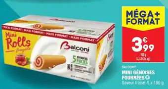 ALDI Mini génoises fourrées offre
