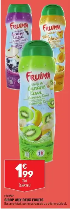 ALDI Sirop aux deux fruits offre