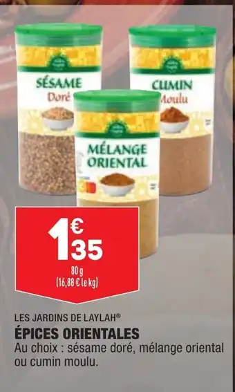 ALDI Épices orientales offre