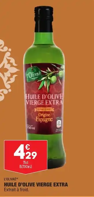 ALDI Huile d'olive vierge extra offre